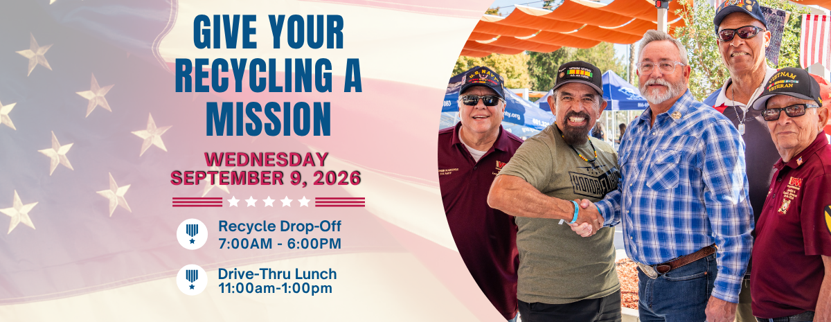Recycling Drive for Veterans